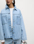 Marks & Spencer "Pure Cotton Denim Relaxed Shacket"